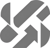 Минималистичный серый логотип BlockTrend на белом фоне в разделе партнеров Ико Календарь